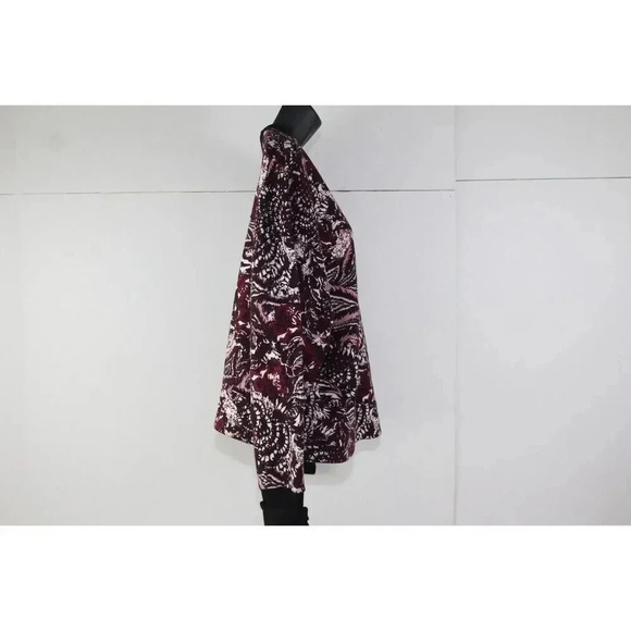 joie ladies burgundy&white sweatshirt size XL - Picture 3 of 8